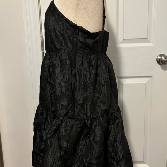 J Crew Factory NWT black brocade tapestry style party holiday dress size 8 - Picture 6 of 13